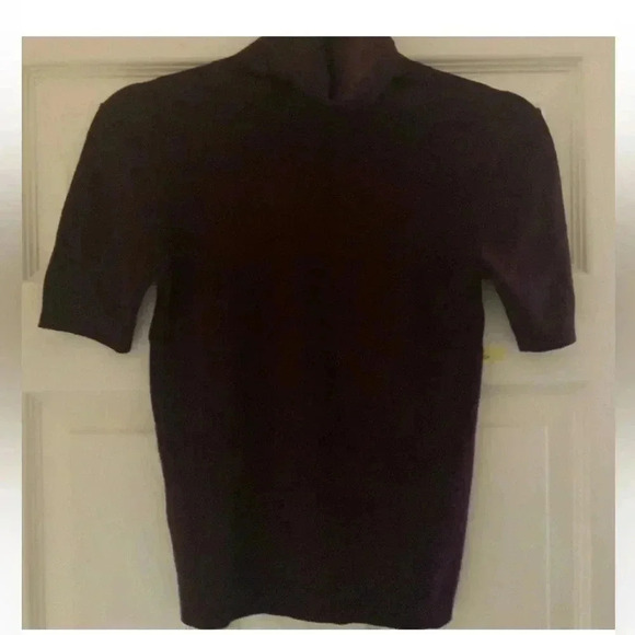 Mango Turtleneck Short Sleeved Knitted Sweater size XS - Picture 1 of 3